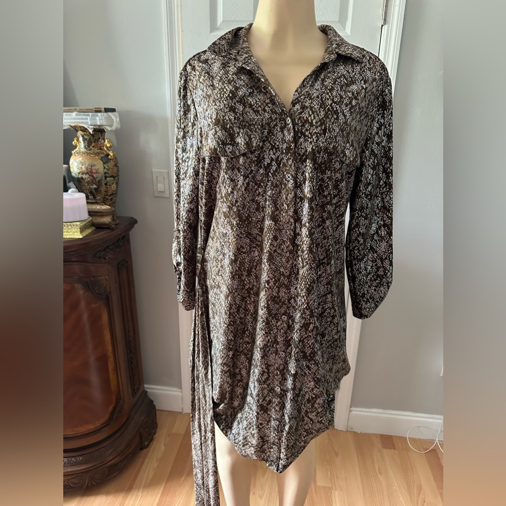 Emily Daniel’s Long Sleeve Blouse/ Dress With Belt